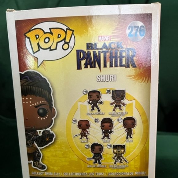 Funko Pop Marvel Black Panther 276 Shuri NIB - Picture 2 of 6